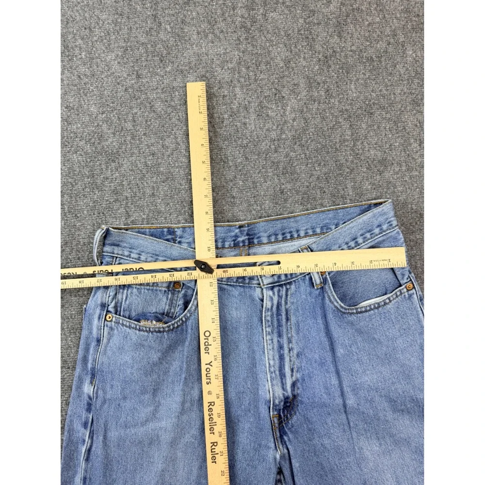 Levis 550 Relaxed Fit Light Wash Blue Denim Jeans‎ Mens W35 L30 Vintage Style